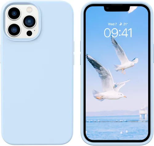 Vista 69 de GUAGUA Funda compatible con iPhone 17 Pro Max de 6.9 pulgadas, silicona líquida, goma de gel suave, delgada, forro de microfibra delgada