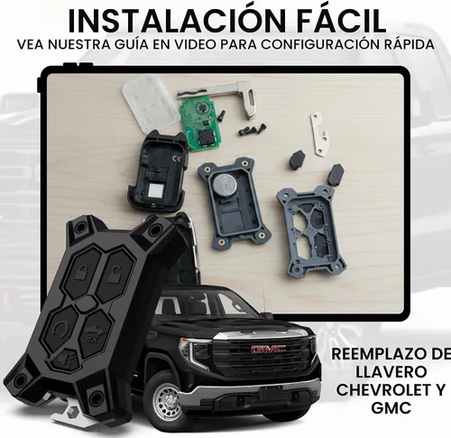 Vista 6 de Funda para llavero Chevy – para funda de llavero GMC – Accesorios Silverado Sierra – Abrebotellas integrado – Compatible con guía de ajuste
