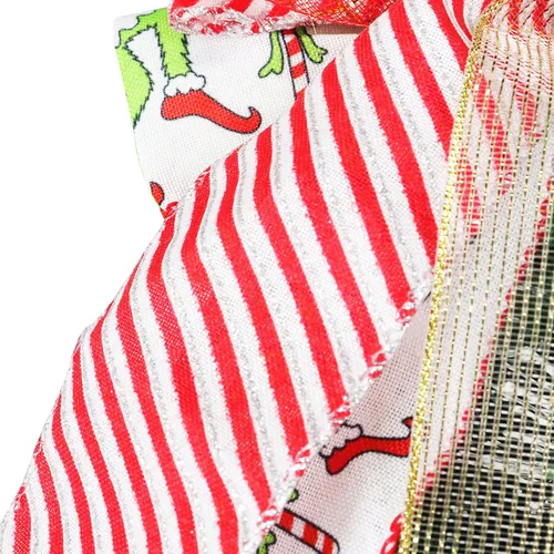 Vista 5 de PARTY KNIGHT Adorno para la Copa del Árbol de Navidad Grinch - Decoración de Árbol Hecha a Mano, Adorno para la Copa del Árbol Grinch