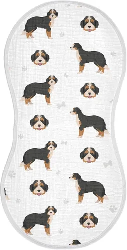Vista 19 de vvfelixl Paños para eructos, Bichon Frise para bebé, niño, niña, bebé, trapos para eructos, 1 paquete Multi 15