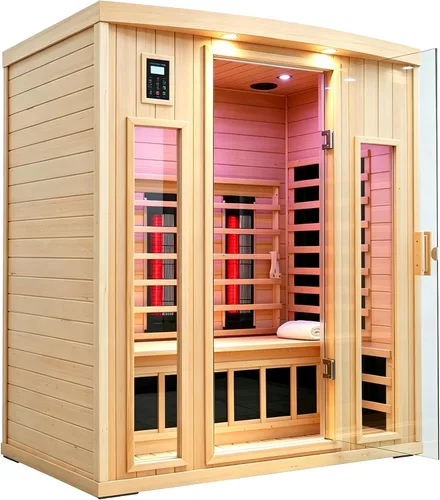 Vista 8 de Respaldo universal para sauna en forma de S (madera de cicuta canadiense premium)