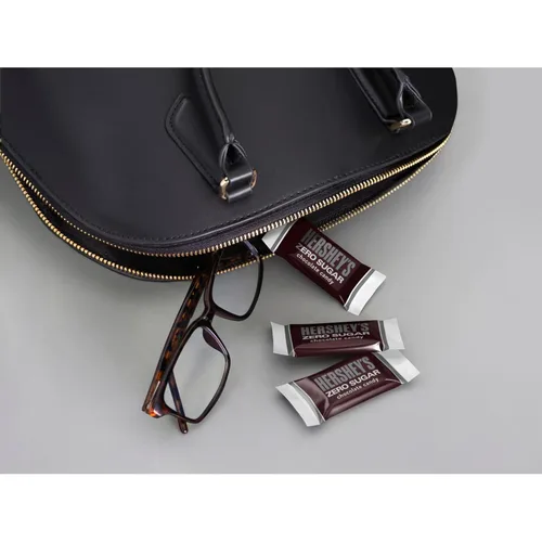 Vista 6 de HERSHEY'S Bolsas de caramelo de chocolate sin azúcar, 3 oz (12 unidades)