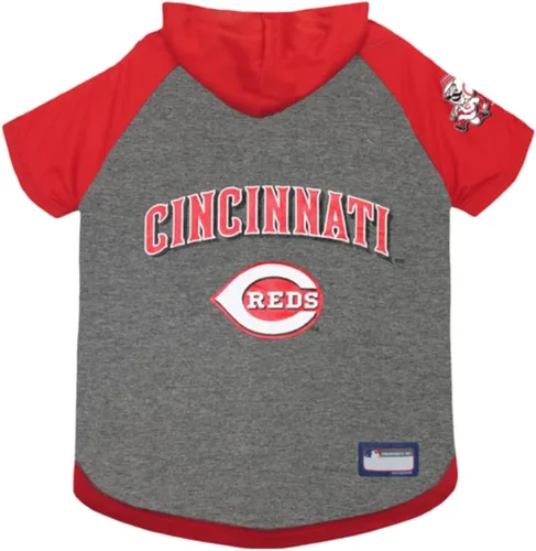 Vista 18 de Sudadera con capucha MLB para perros y gatos - Camiseta con capucha para perros Philadelphia Phillies, extra pequeña. - Sudadera con capucha