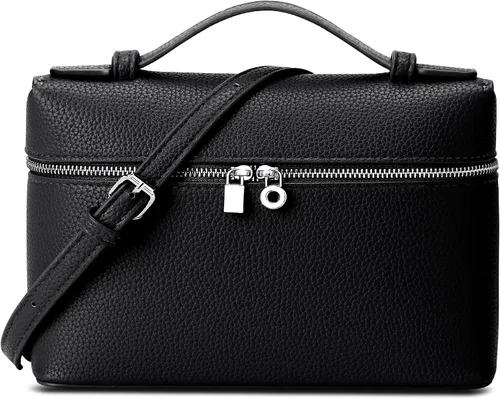 Vista 9 de KKXIU Bolsos cruzados transparentes para mujer, de piel vegana, aprobados para estadios, bolsas transparentes para conciertos y deportes