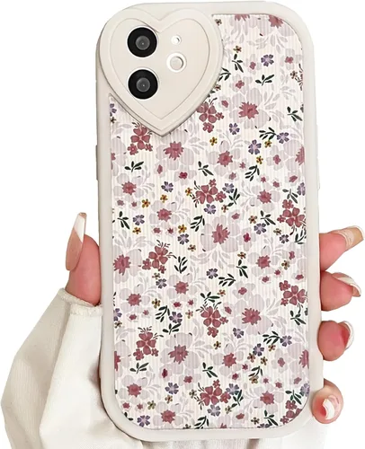 Vista 12 de Lovmooful Funda para iPhone 11 con diseño de oso lindo floral con lentes de Flor de Oso2