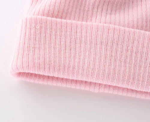 Vista 5 de Home Prefer Gorro de invierno para niños y niñas, de punto acanalado, con calavera, cálido