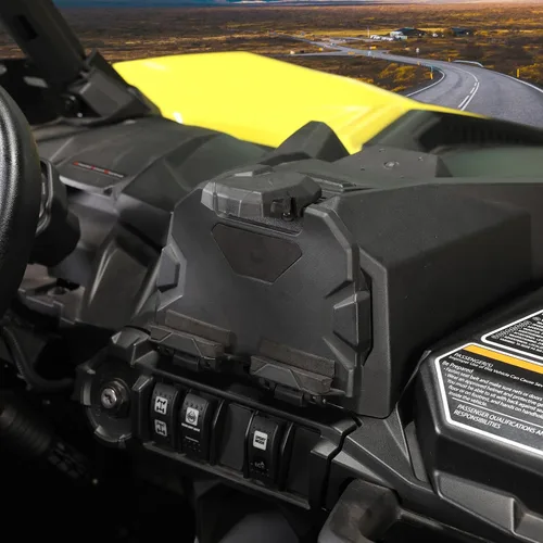 Vista 8 de A & UTV PRO Kit de soporte de dispositivo electrónico para Can Am Commander 1000R / 700 XT DPS/Max, soporte para tableta de teléfono para 2019-2025