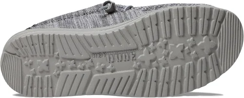 Vista 3 de Hey Dude Wally - Mocasines unisex para adultos, colección Wally Stretch