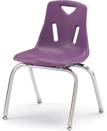Vista 11 de Berries silla apilable con patas cromadas