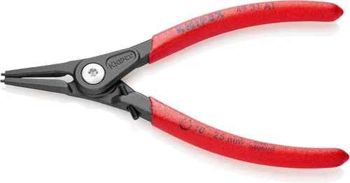 Vista 3 de KNIPEX 46 31 A12 Alicates para anillos de seguridad externos de 10-25mm 45° en ángulo, Multicolor