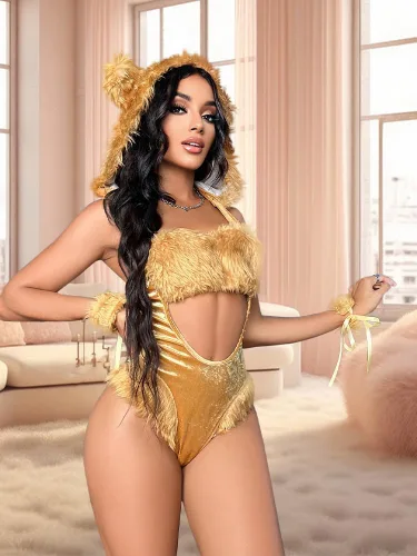 Vista 7 de Women's Lingerie Sexy Anime Cosplay Lingerie Halloween Lion Costume Sexy Maid Lingerie for Women