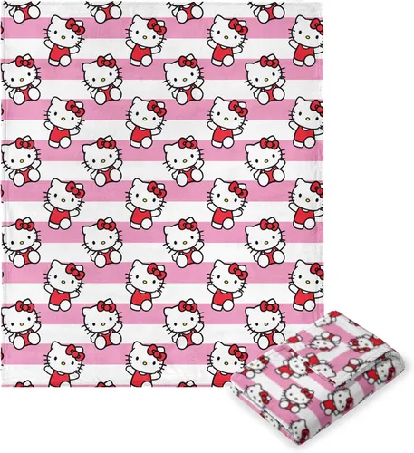 Vista 15 de Northwest Manta de Tiro Hello Kitty Silk Touch, 50" x 70", Love You Much Te amo mucho