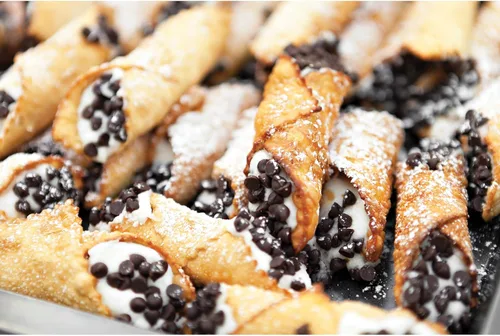 Vista 3 de Fantes Mini Cannoli Maker Formas, acero inoxidable, juego de 4, The Italian Market Original desde 1906