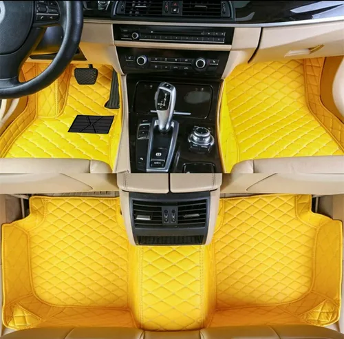 Vista 5 de Tapetes personalizados de cuero sintético para el 98 % de los sedán, SUV, deportivos, cobertura completa, lindas alfombras de automóvil para hombres