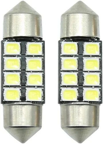Vista 4 de 2 Piezas Interruptor de Luz Interior + 2 Piezas Bombillas LED de Luz de Cúpula de Mapa Adicionales de Repuesto para Honda