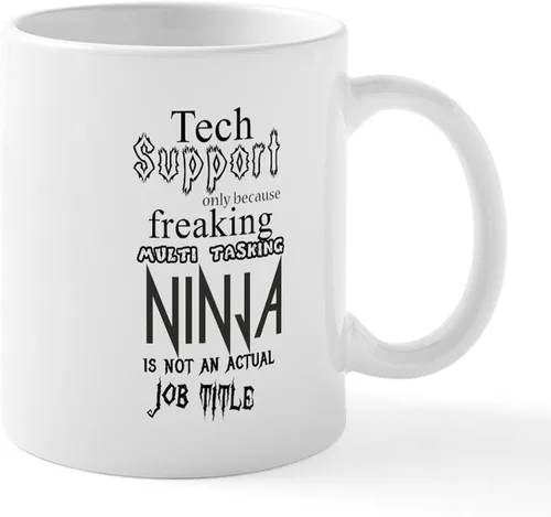 Vista 136 de CafePress Ascii - Taza de café de cerámica, taza de té, 11 onzas