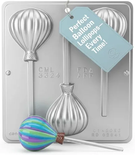 Vista 4 de Air Balloon Lollipop Chocolate Candy Mold 3324