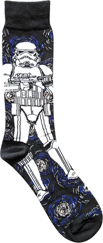 Vista 6 de STAR WARS Calcetines para hombre con temática de noche estrellada, paquete de 5 pares, talla 6-12, Multi