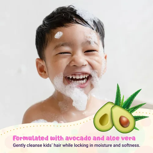 Vista 4 de KANICA Champú sin parabenos con aloe vera y aguacate. Champú para la familia
