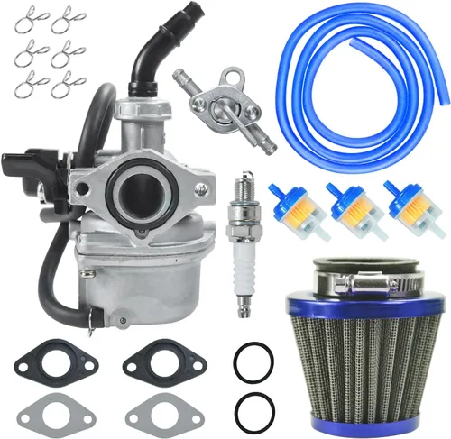 Vista 11 de HOLATO Kit de Carburador PZ19 Carb Filtro de Aire Línea de Combustible para 50cc 70cc 90cc 110cc 125cc Tao Tao GK110 Baja SSR Apollo Coolster Chino