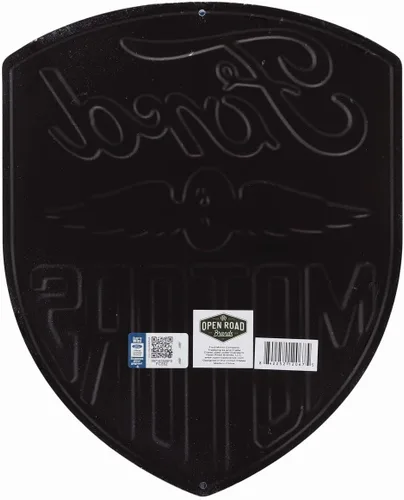 Vista 13 de Ford Logo Evolution - Letrero de metal vertical en relieve – Letrero vintage de Ford para garaje o cueva de hombre