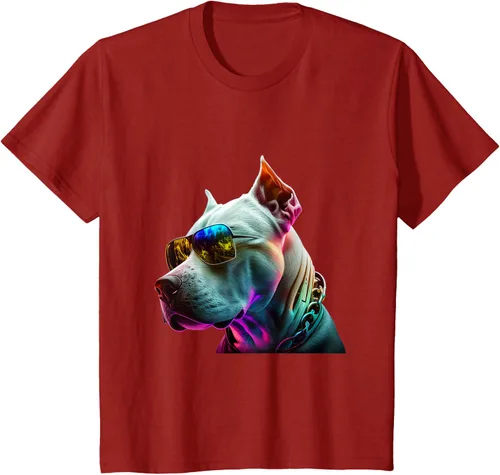 Vista 69 de Dogo Argentino Dogs Dogo Argentinos Camiseta, Negro