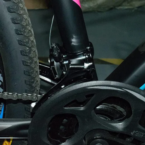 Vista 8 de Desviadores delanteros para bicicleta, abrazadera de 3 velocidades en desviadores delanteros compatibles con enrutamiento superior o inferior