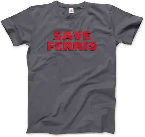 Vista 9 de Save Ferris Camiseta (Adultos, Niños, Manga Corta y Larga) Negro