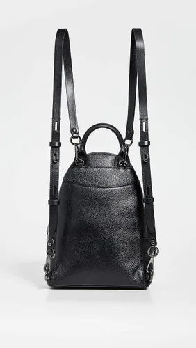 Vista 4 de Rebecca Minkoff Emma Mini Mochila convertible para mujer, leopardo haircalf), HF19GLHBB5-966