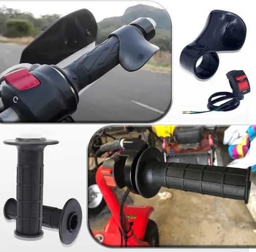 Vista 4 de 0.866 in Mini Bike Twist Throttle Cable Handle Grip Assy para Coleman CT200U CT200U-EX BT200X Predator 212cc Baja DB30 Warrior MB200 Massimo Motovox
