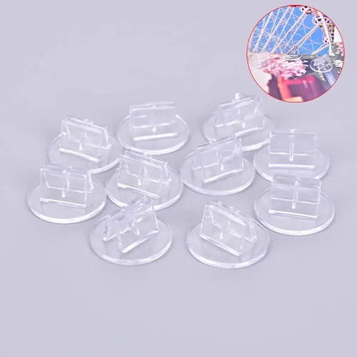 Vista 3 de Soportes para tarjetas de juego de 100 piezas, bases translúcidas en miniatura y tarjetero