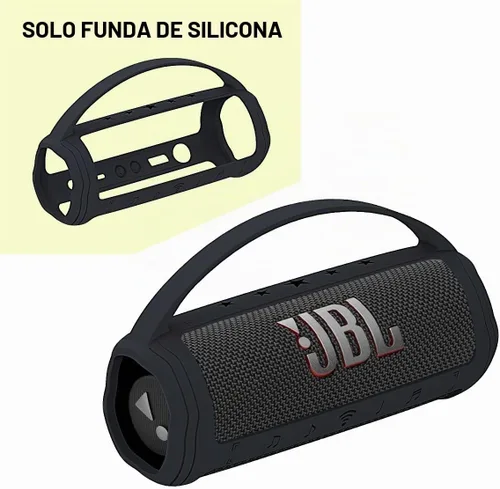Vista 2 de JCHPINE Funda de silicona para altavoz Bluetooth portátil JBL Flip 6 Funda protectora de transporte para accesorios de altavoces JBL Flip 6, funda