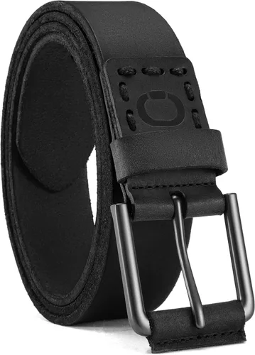 Vista 10 de CHAOREN Cinturón de cuero de grano completo para hombre, cinturones de trabajo para hombres, resistentes, uso diario para pantalones de mezclilla