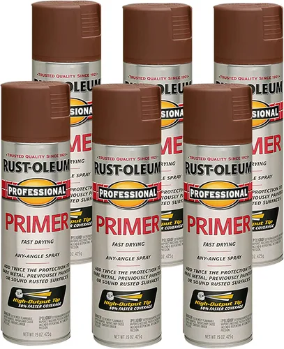 Vista 5 de Rust-Oleum profesional - pintura en aerosol para imprimación, 15 onzas, 7582838
