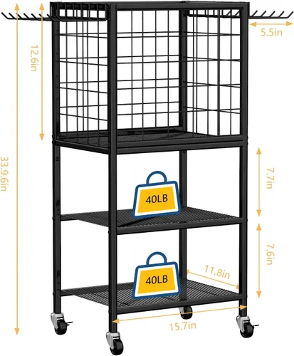 Vista 6 de Estante de Mancuernas para Hogar, Estante de Peso para Gimnasio en Casa, Estante de Almacenamiento para Esterilla de Yoga, Organizador de Equipo