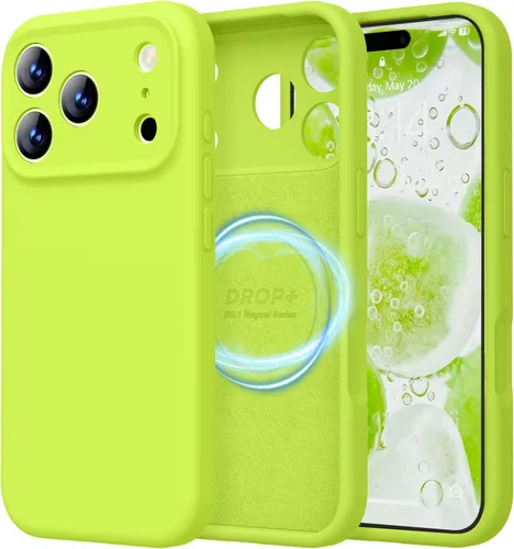 Vista 322 de LOVE 3000 Diseñada para Funda iPhone Air, Silicona Premium [Compatible con Magsafe][Forro de Microfibra Suave Anti-Rayones] Funda Protectora