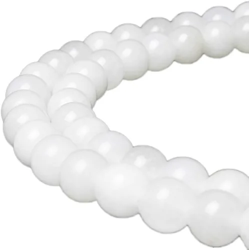 Vista 42 de MJDCB Cuentas de Turquesa Africana Natural Redondas Piedras Sueltas para Hacer Joyas Pulsera Collar Accesorio DIY 15" (4mm)