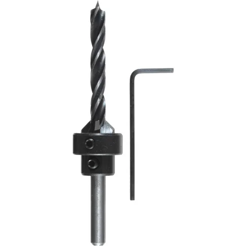 Vista 3 de kwb Broca espiral de madera de 9.8 ft m con avellanador y tope de profundidad, acero ajustable del CV