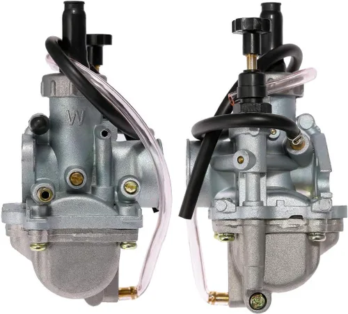 Vista 3 de Carburador LT80 para ATV Suzuki LT80 Quadsport 1987-2006 Carburador Carb con Bota de Admisión del Filtro de Aire + Llave de Paso