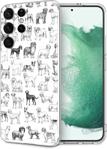 Vista 11 de Funda compatible con Samsung Galaxy S22 Ultra, colorida funda estética de caballo suave TPU a la moda, delgada, a prueba de golpes, fundas Caballo