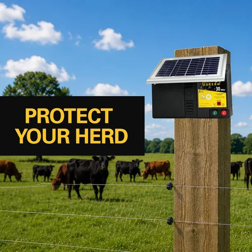 Vista 5 de Zareba ESP30M-Z Cargador eléctrico de baja impedancia solar de 30 millas