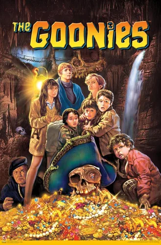 Vista 10 de Trends International The Goonies - Póster de pared de una hoja, 14.725 x 22.375 pulgadas, versión con marco de madera tipo granero Versión enmarcada