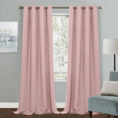 Vista 16 de MYSKY HOME Cortinas Aqua para Armario para Entrada Cortina Opaca para Puerta para Sala de Estar Cortina Oscurecedora de Habitación con Ojales