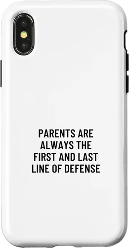 Vista 4 de iPhone 15 Parents are always the first and last line of defense Case