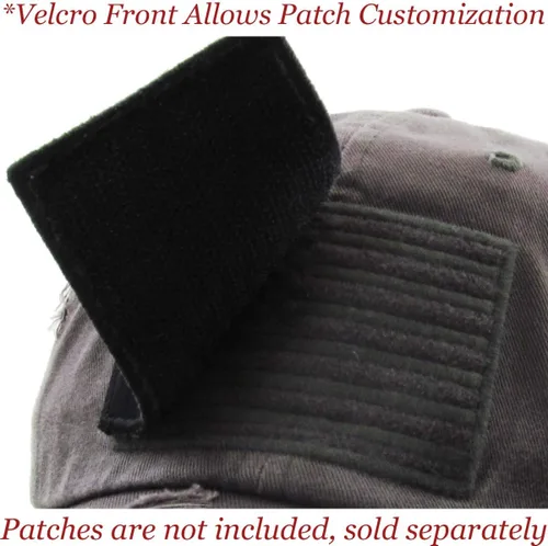 Vista 298 de KBETHOS Tactical Operator Collection USA Fishing Mesh Ballcap Flag Patch America Outdoors Trucker Baseball Cap