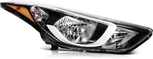 Vista 26 de Conjunto de faros delanteros LSAILON para Hyundai Sonata 2011-2014 Carcasa negra+92101-3Q000+luz alta: H1