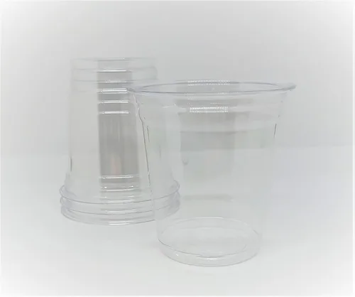 Vista 2 de Vasos de plástico PET transparentes de 8 onzas (caja de 1000) (8 onzas)