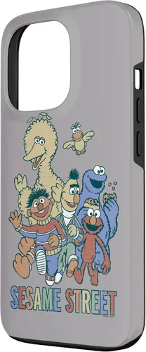Vista 2 de Carcasa colorida para iPhone 13 Pro Sesame Street