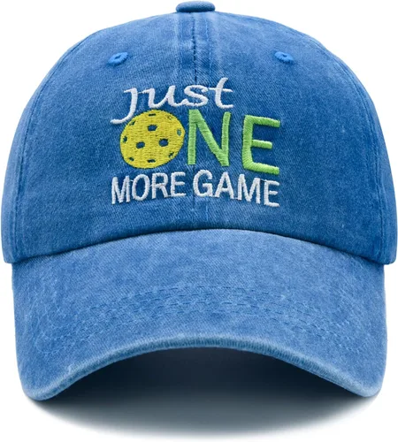 Vista 10 de Waldeal Pickleball Hat,Adjustable Embroidered Washed Baseball Cap for Men Women