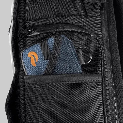 Vista 6 de Skunk FaceOff Mochila de moda a prueba de olores personalizable con gama de diseños desmontables, Rising Sun, Bolsas personalizables a prueba